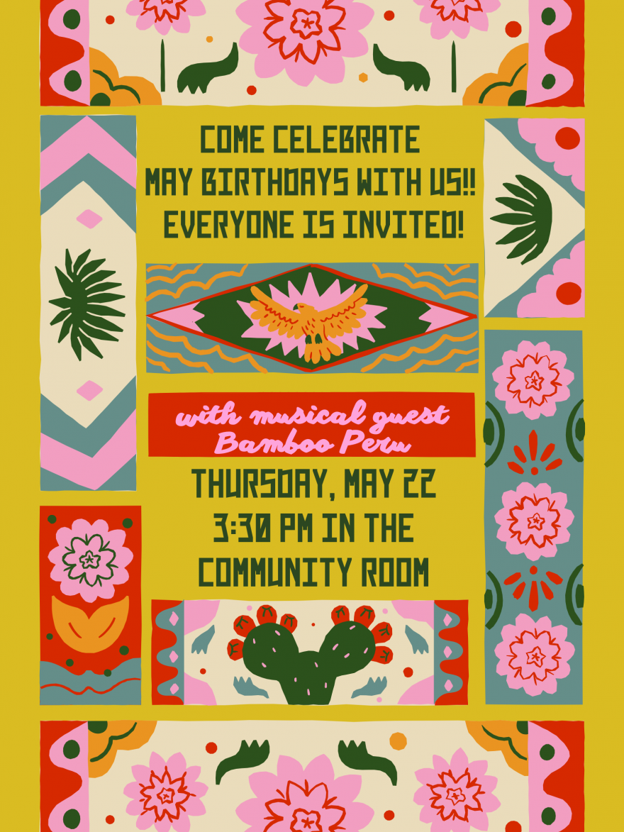 Windchime Birthdays in May 2025 Poster