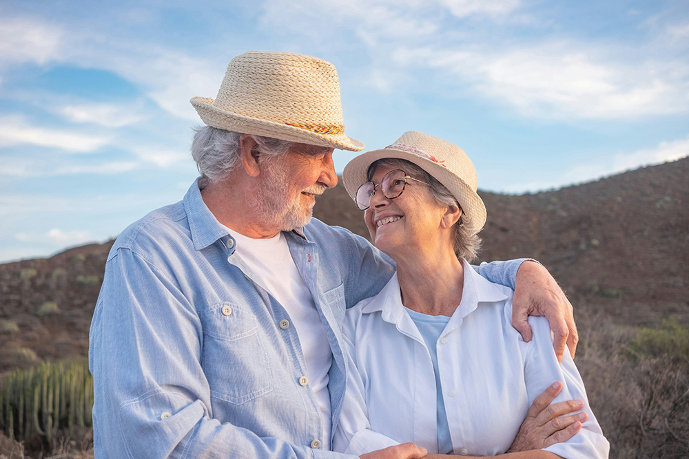 elder couple